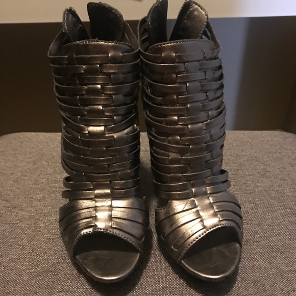 Bronze Heels/Booties - Picture 2 of 3